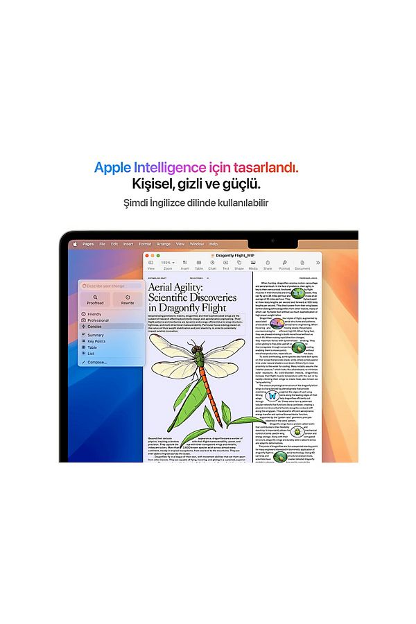 Apple MW103TU/A/MacBook Air/Apple M4 İşlemci (10 Çekirdek CPU-10 Çekirdek GPU)/16GB RAM/512GB SSD/13 - Görsel 5