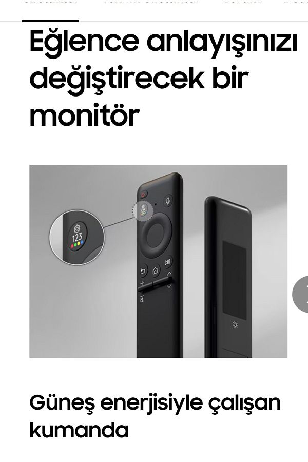 Samsung Kablosuz Wİ-Fİ, Bluetooth USB, 4K UHD (3840x2160) HDR10 SMART-Akıllı Tv Monitör 32inç 80Ekran Beyaz - Görsel 4