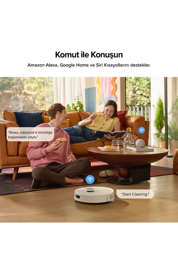 Roborock Q8 Akıllı Robot Süpürge Beyaz 10.000 Pa HyperForce Emiş Gücü - Görsel 5