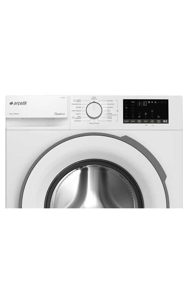 Arçelik 9120 TMX 9 KG ÇAMAŞIR MAKİNESİ - Görsel 4