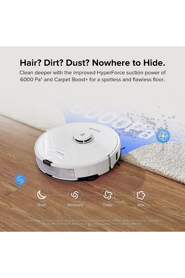 Roborock 10000pa Emiş Güçlü S8 Seri Ultra Premium Robot Süpürge | Kendini Temizleme - Gelişmiş Teknolojili - Görsel 6