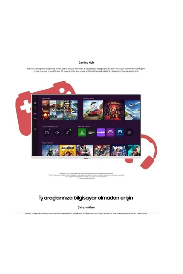 Samsung M5 Serisi 32" 4 Ms 60 Hz Full Hd Va Led Akıllı Monitör-televizyon - Görsel 2
