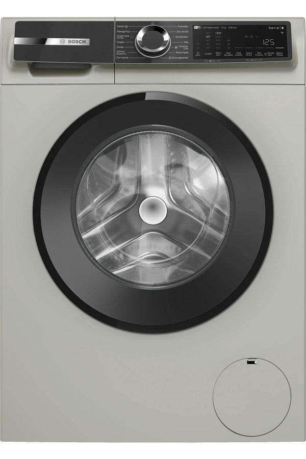 Bosch WGK252ZXTR 10 Kg 1200 Devir Serie 6 Gri Çamaşır Makinesi