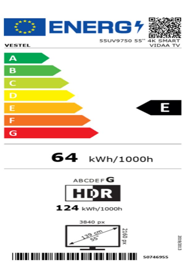 VESTEL 55UV9750 55'' 139 Ekran 4K Smart Vidaa TV - Görsel 7