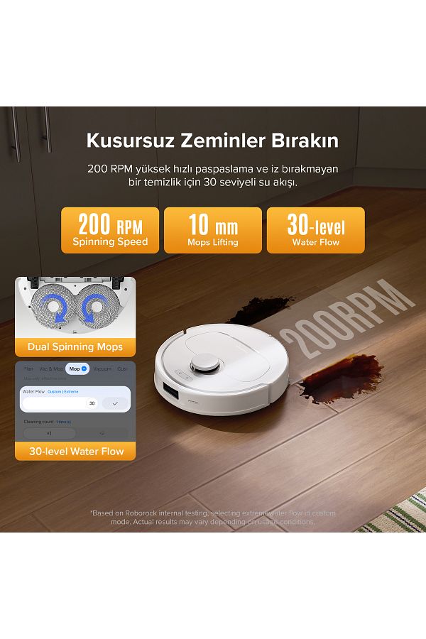 Roborock Qrevo L Akıllı Robot Süpürge - Beyaz - Görsel 11