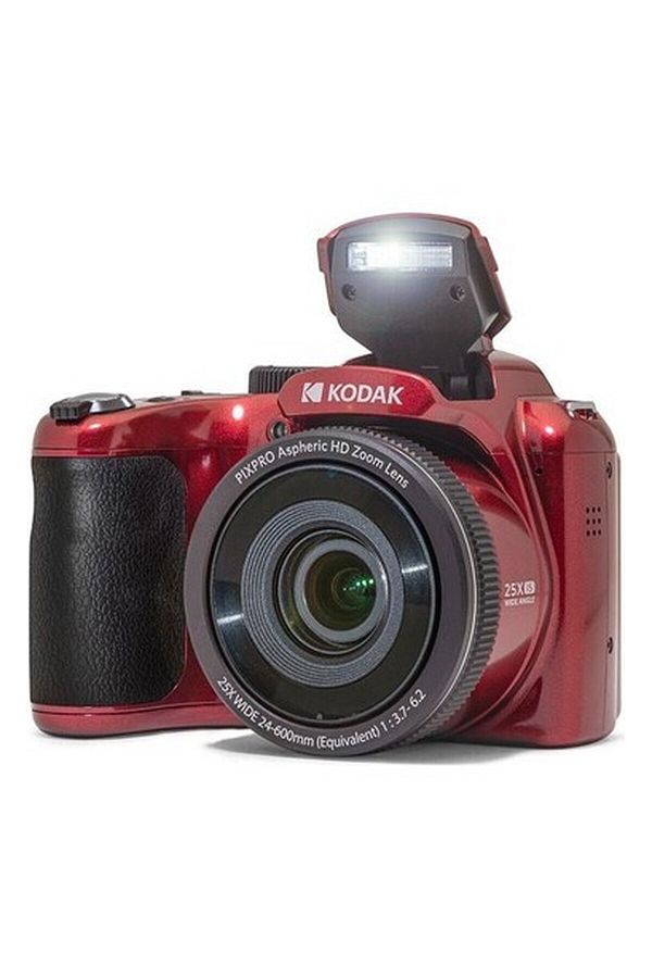 Kodak Astro Zoom AZ255/25X Yakınlaştırma Dijital Fotoğraf Makinesi-Kırmızı - Görsel 2
