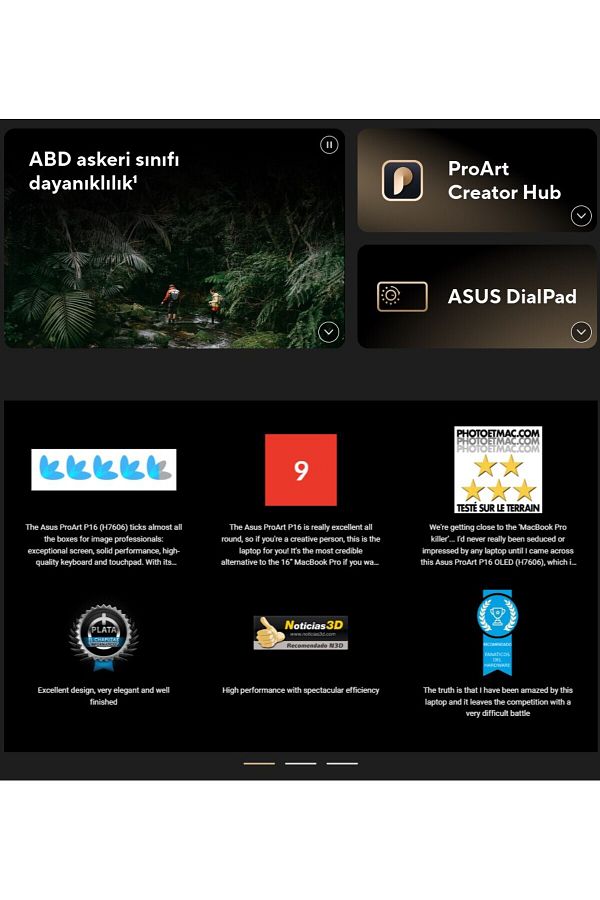 ASUS Yapay Zeka Destekli OLED 4K 16" Ekran Amd Ryzen Ai 9 HX370 64GB Ram 2tb Ssd Nvidia Geforce RTX 4070 - Görsel 5