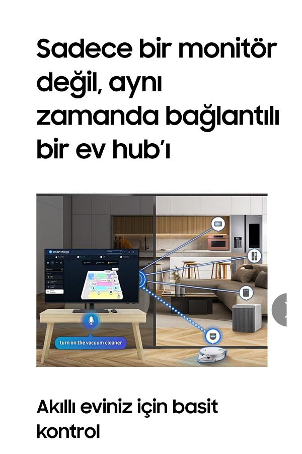 Samsung Smart-akıllı Tv Monitör Kablosuz Wi-fi, Bluetooth 4k Uhd (3840X2160) Hdr10 32inç 80 Ekran Siyah - Görsel 7