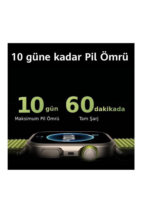 Huawei Akıllı saat yeni (Watch Fit 4 Pro) Türkiye Garantili-Yeşil - Görsel 7