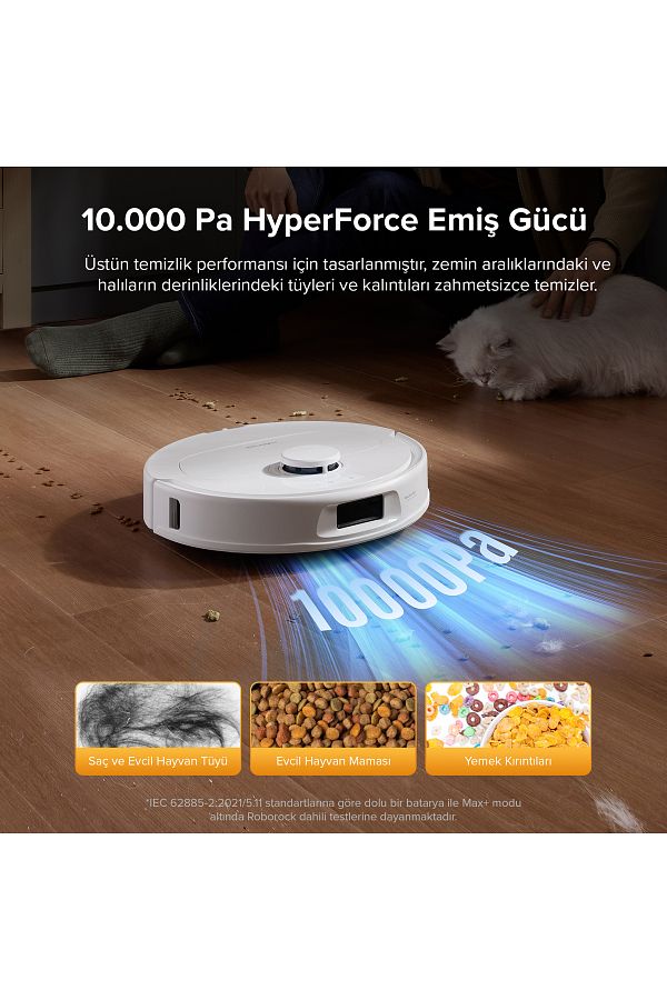 Roborock Qrevo L Akıllı Robot Süpürge - Beyaz - Görsel 6
