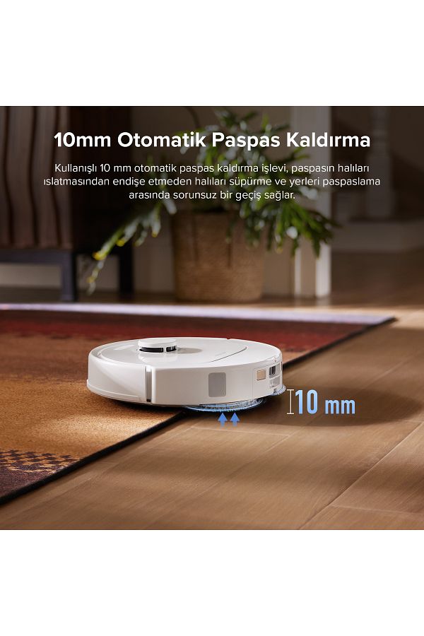 Roborock Qrevo L Akıllı Robot Süpürge - Beyaz - Görsel 13