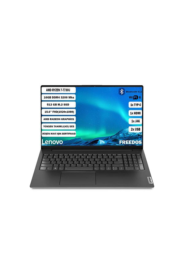 LENOVO V15 G4 Abp Amd Ryzen 7 7730u 16 Gb 512 Gb Ssd 15,6'' Fhd Freedos 82yy0012tr 165