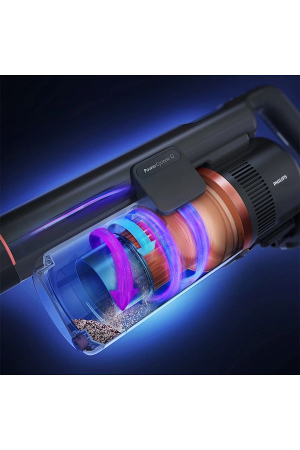 Philips 8000 Serisi Aqua Plus Kablosuz Dik Süpürge, 25.2 V, 80 dk'ya kadar Çalışma Süresi, XC8053/01 - Görsel 4
