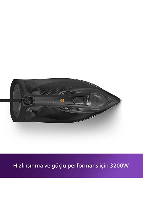 Philips 7500 Serisi Azur Buharlı Ütü 3200w, 55g/dk Sürekli Buhar, 260 G Şok Buhar, Dst7511/80 - Görsel 2