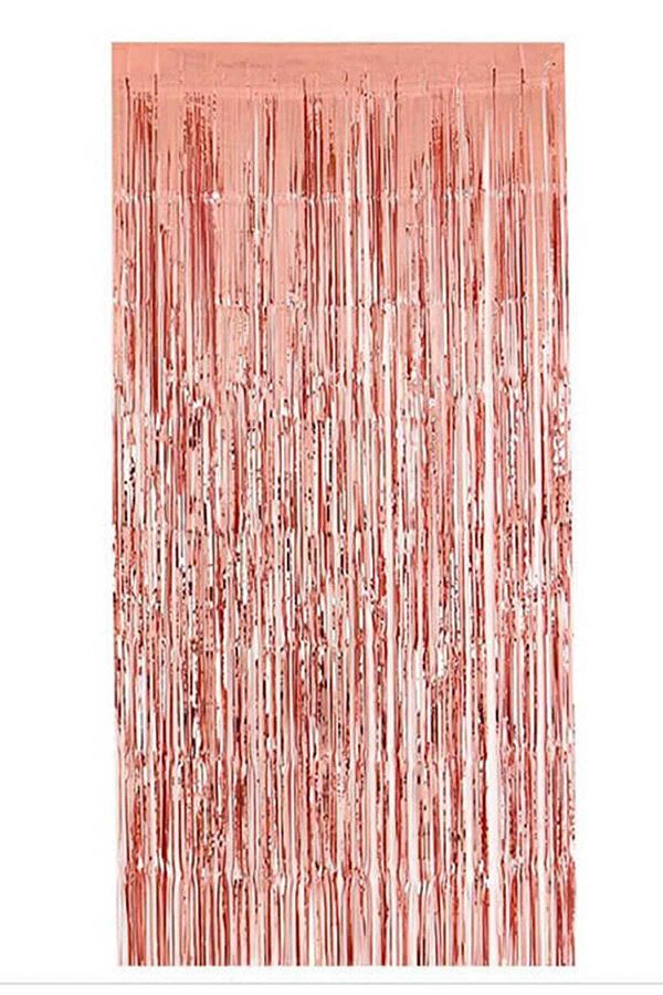 Kapı Duvar Parti Perdesi Rose Gold Renk