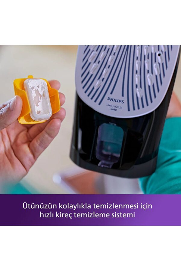Philips 7500 Serisi Azur Buharlı Ütü 3200w, 55g/dk Sürekli Buhar, 260 G Şok Buhar, Dst7511/80 - Görsel 5