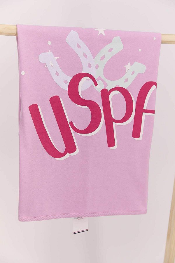 U.s. Polo Assn Toz Pembe Kız Bebek Battaniye Usb573-v1 İlke Bebe