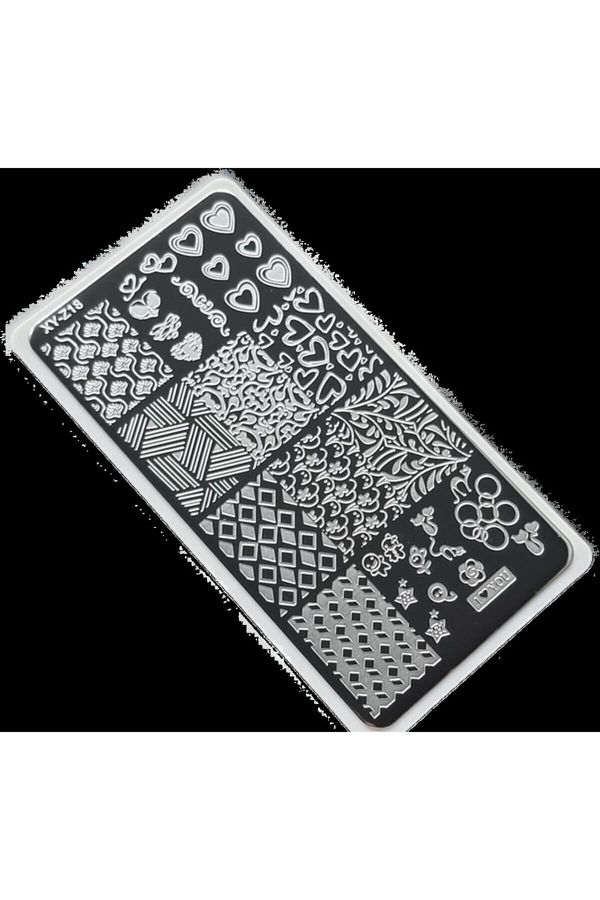 Nail Art Stamping Baskı Plakası