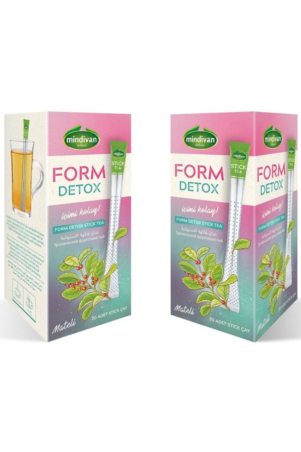 Forma Girmek Ve Sağlıklı Yaşam Için Detox, Diet Bir Arada Stick Çay 20'li Diet Destek Ürünü.