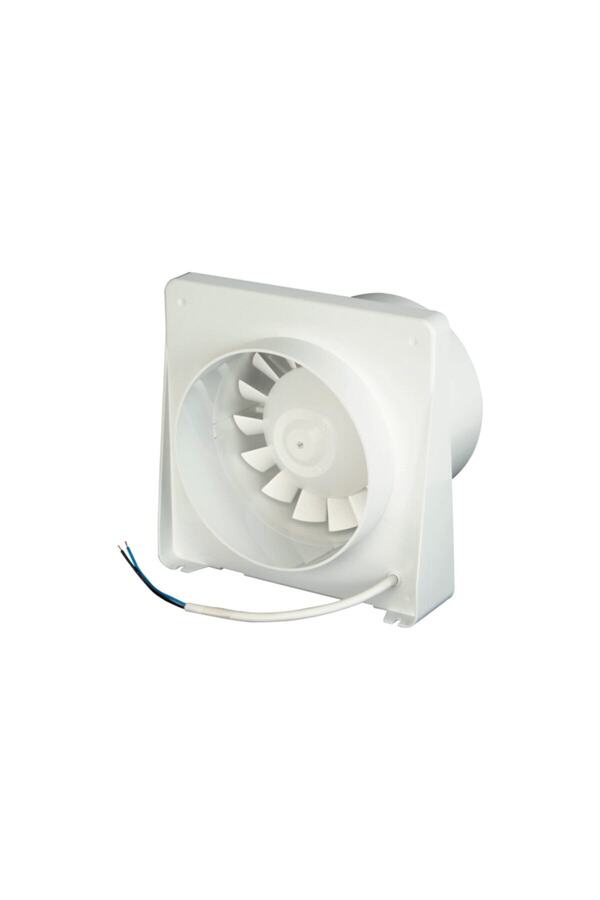 Tdm-200 Kanal Duvar Tipi Havalandırma Fanı Aspiratör 200m3/h 125mm Aşırı Isıya Dayanıklı Ipx4