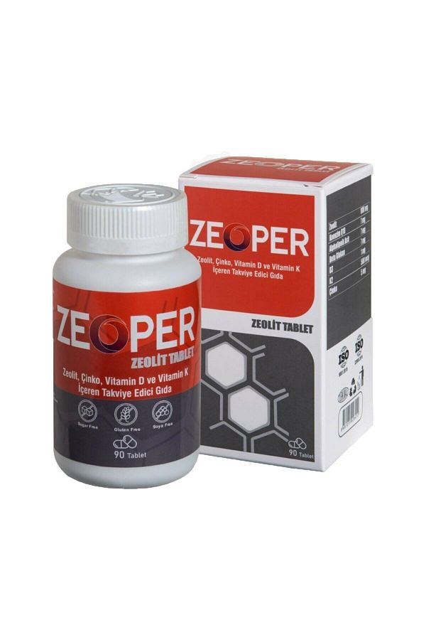 Zeolit Çinko Vitamin D Ve Vitamin K Takviye Edici Gıda