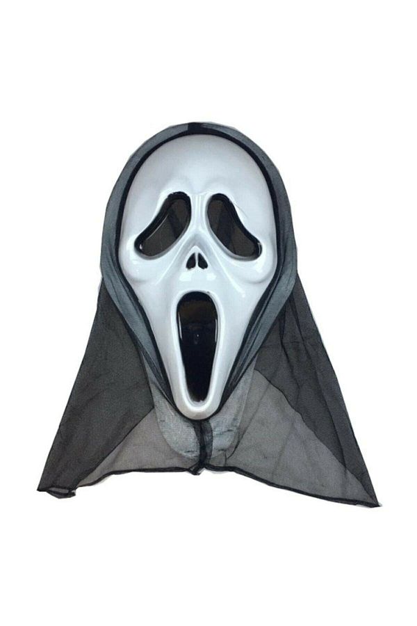 Cadılar Bayramı Halloween Beyaz Ekonomik Çığlık Maske
