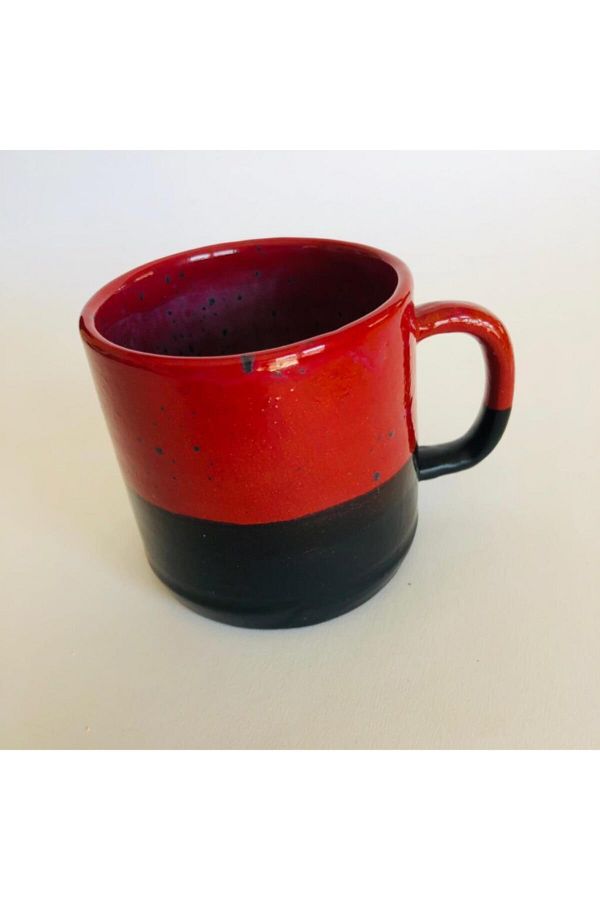 Kupa - El Yapımı Seramik Mug - Sanatsal Sırlı