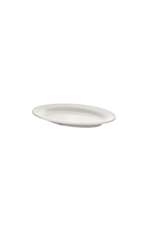 Oval Yağmur Servis Beyaz 64x44 cm