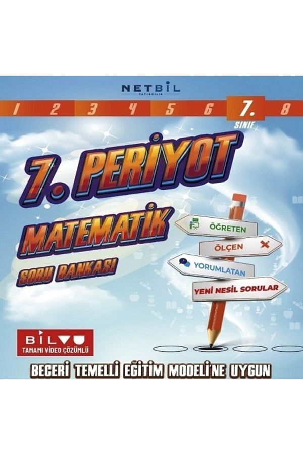 7.sınıf Matematik Periyot Soru Bankası Netbil Yayıncılık Yeni