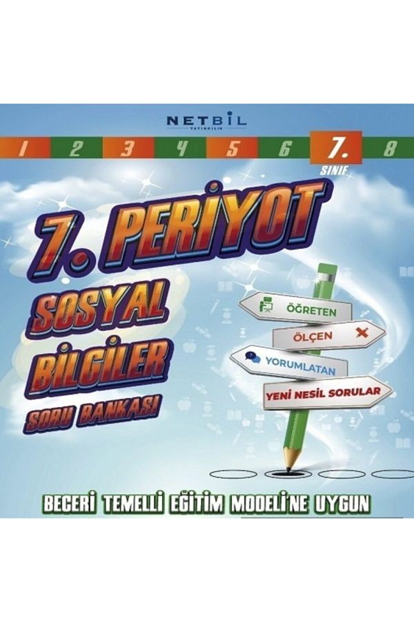7.sınıf Sosyal Bilgiler Periyot Soru Bankası Netbil Yayıncılık Yeni