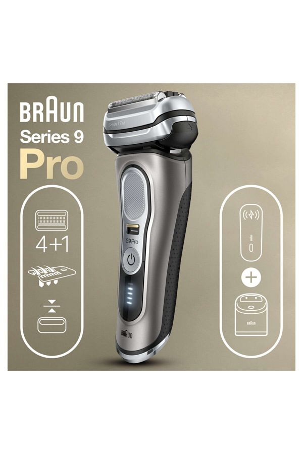 Braun Series 9 Pro 9475cc Islak & Kuru Tıraş Makinesi Clean&charge Şarjlı Seyahat Kabı - Görsel 4