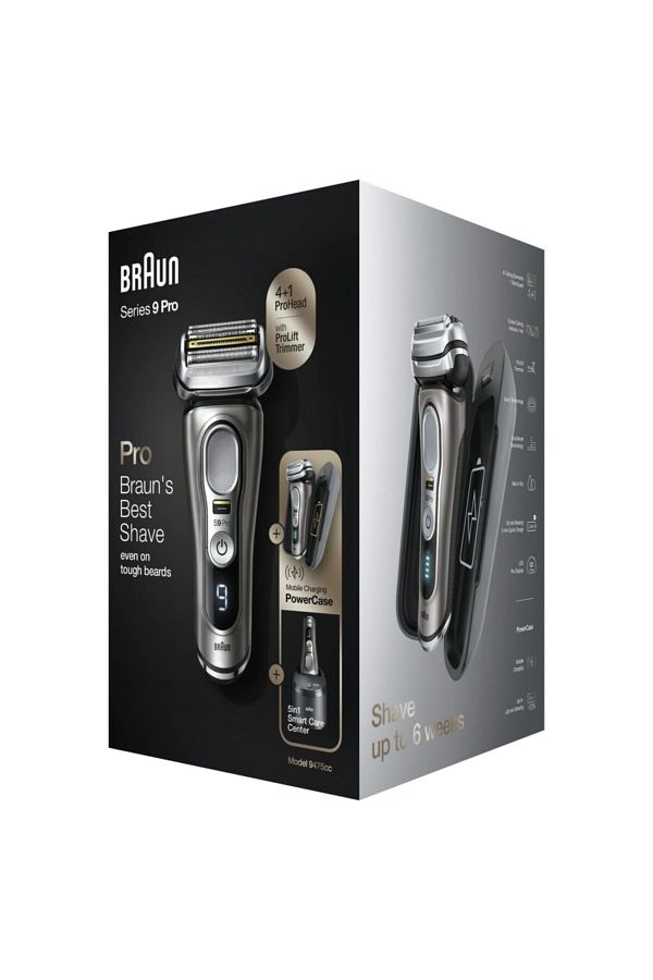 Braun Series 9 Pro 9475cc Islak & Kuru Tıraş Makinesi Clean&charge Şarjlı Seyahat Kabı - Görsel 8