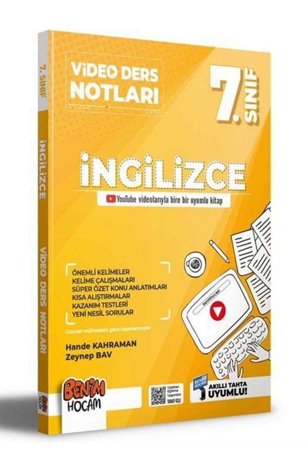 2022 7.sınıf Ingilizce Video Ders Notları (konu Anlatımı)
