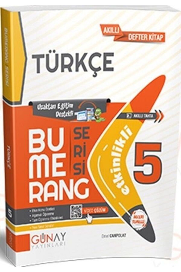 Günay Yayınları 5. Sınıf Türkçe Etkinlikli Bumerang Serisi