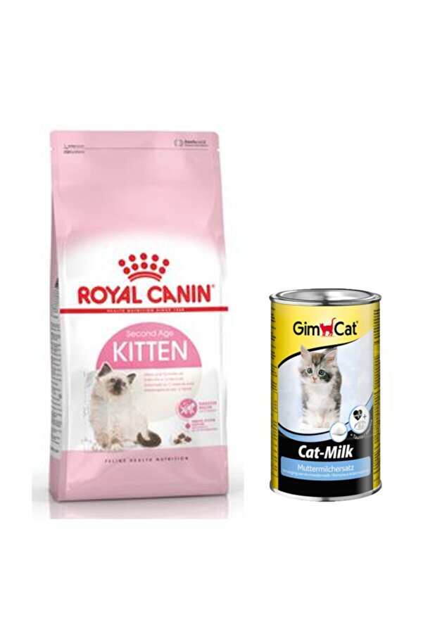 Kitten Yavru Kedi Kuru Maması 2kg + Gimcat Süt Tozu Cat-milk 200gr Feniks Cat and Dog