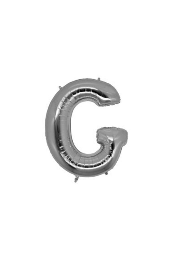 Folyo Balon Harf G Gümüş 16 Inc(40cm) Pk:1 Denizyıldızısanat