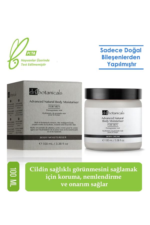 Yoğun Narlı Doğal Vücut Kremi Erkekler İçin 100 ml 642872596740