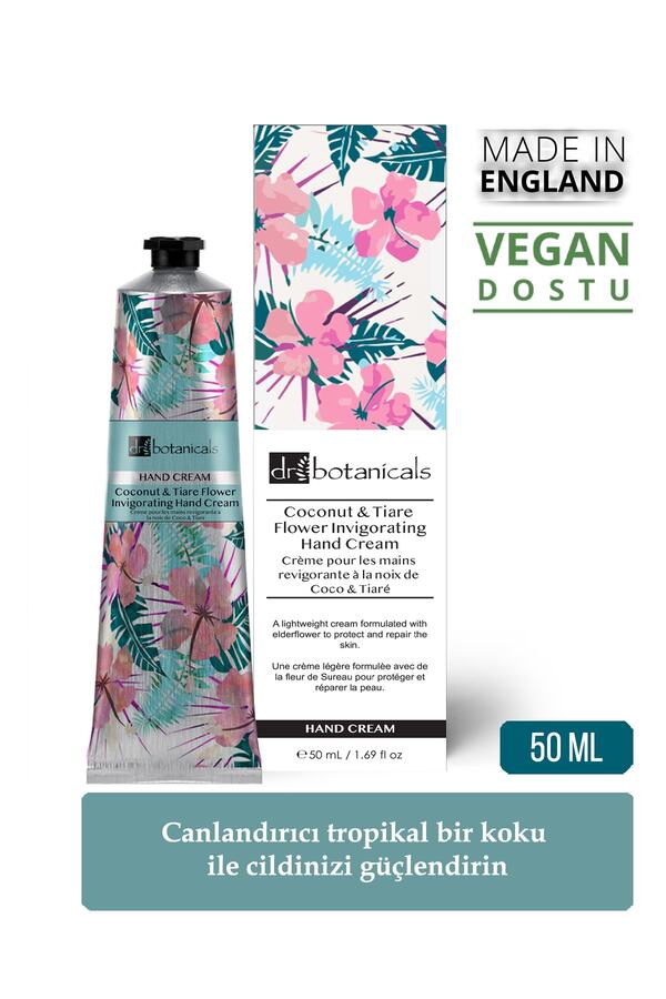 Hindistan Cevizi ve Tahiti Gardenyalı Canlandırıcı El Kremi 50 ml 637665739404