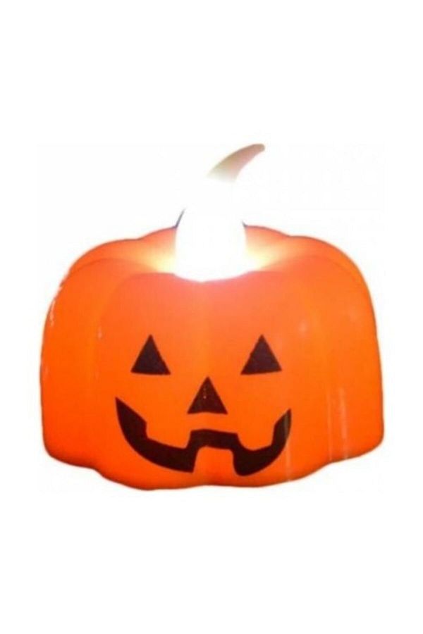 Cadılar Bayramı Pilli Tealight Cadılar Bayramı Bal Kabağı Led Işık