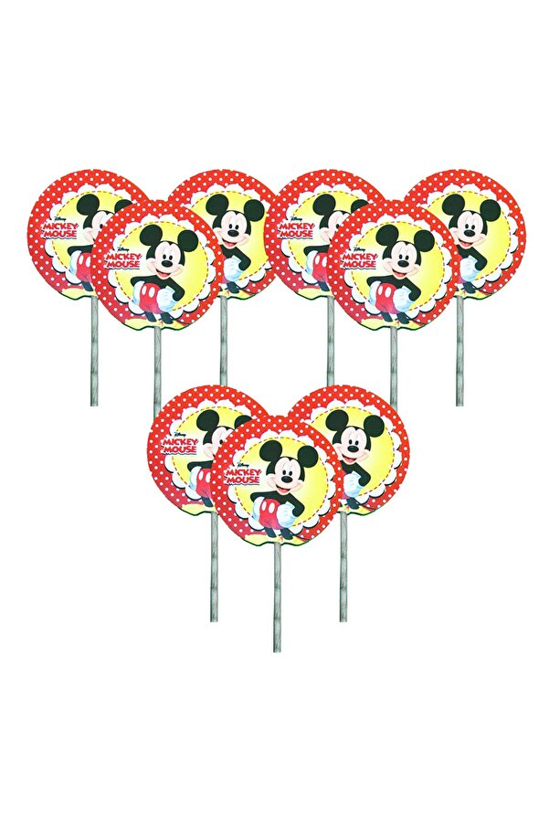 Mickey Mouse Parti Sunum Kürdanı Kek Kürdanı 20 Adet Parti Dolabı