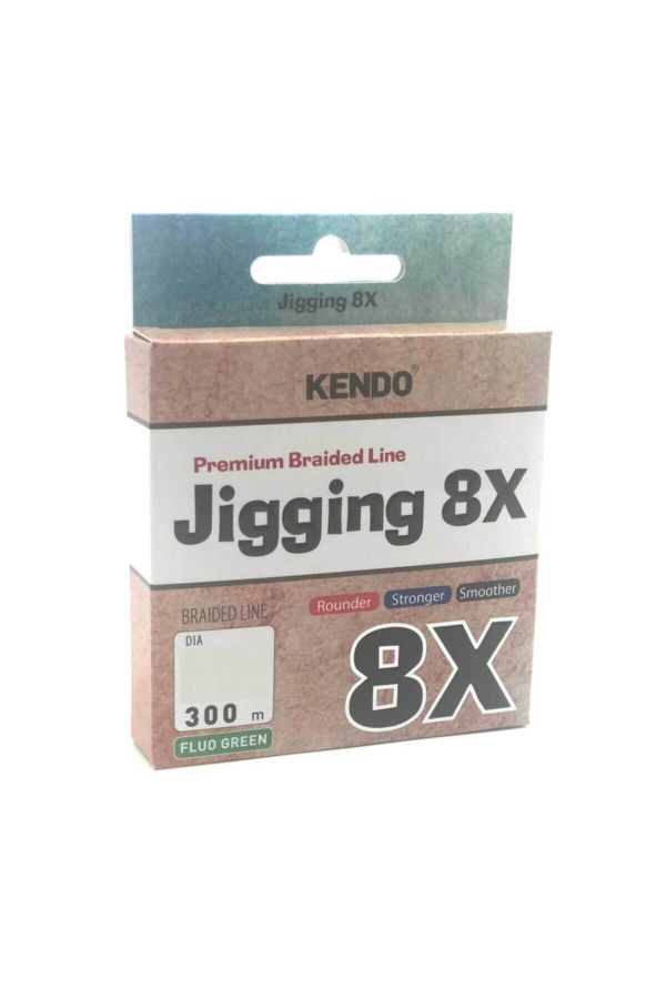 Jigging 8x Flash ( Fluo Green ) Örgü Ip Olta Misinası 300mt 0.28 Mm