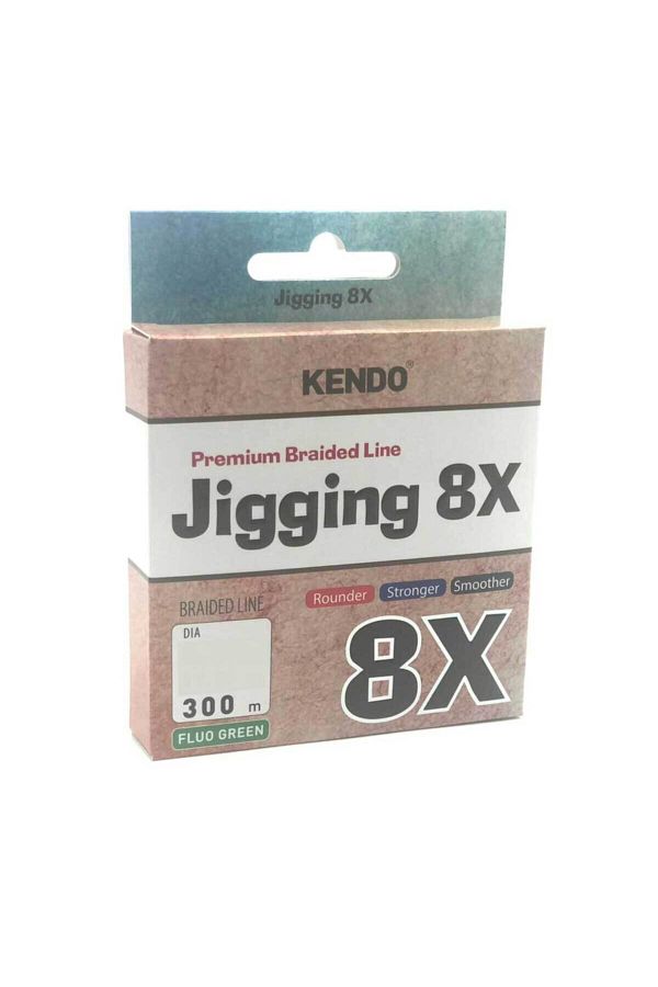 Jigging 8x Flash ( Fluo Green ) Örgü Ip Olta Misinası 300mt 0.34 Mm