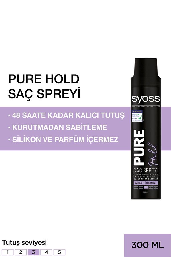 Saç Spreyi Pure Hold 300 ml_1