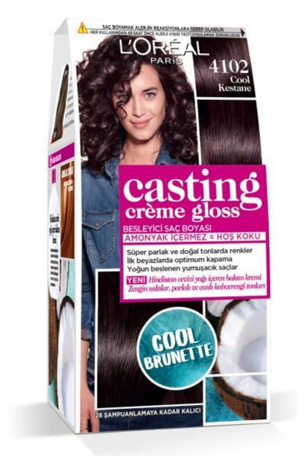 Casting Crème Gloss Saç Boyası 4102 Cool Kestane