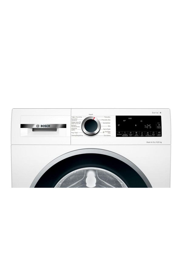 Bosch Wna254x1tr 10 Kg / 6 Kg 1400 Devir Beyaz Kurutmalı Çamaşır Makinesi - Görsel 2