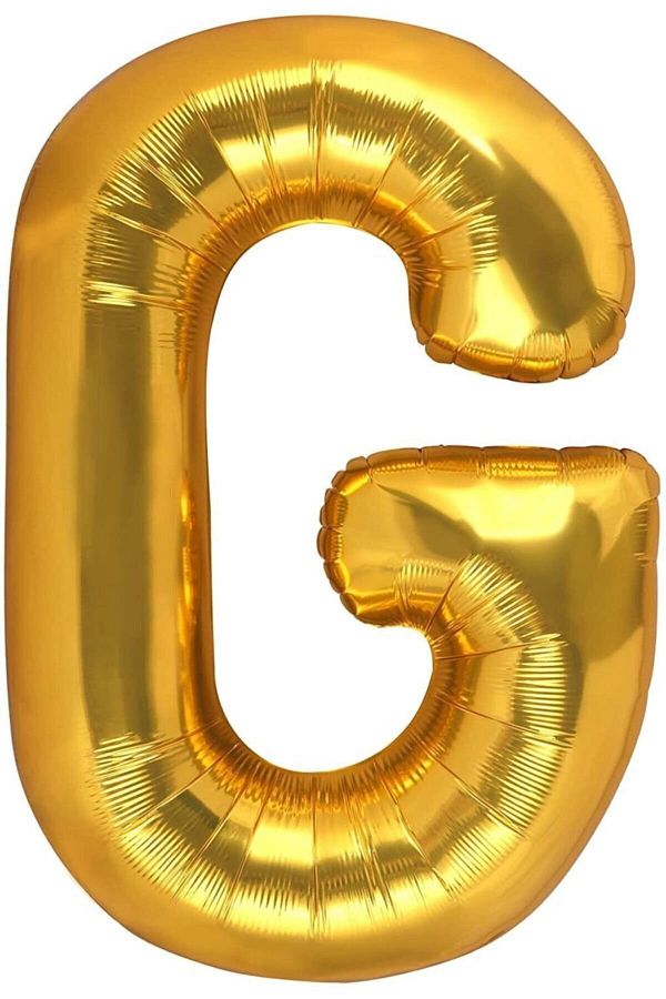 Harf Folyo Balon G Gold 40 Inç 100 Cm