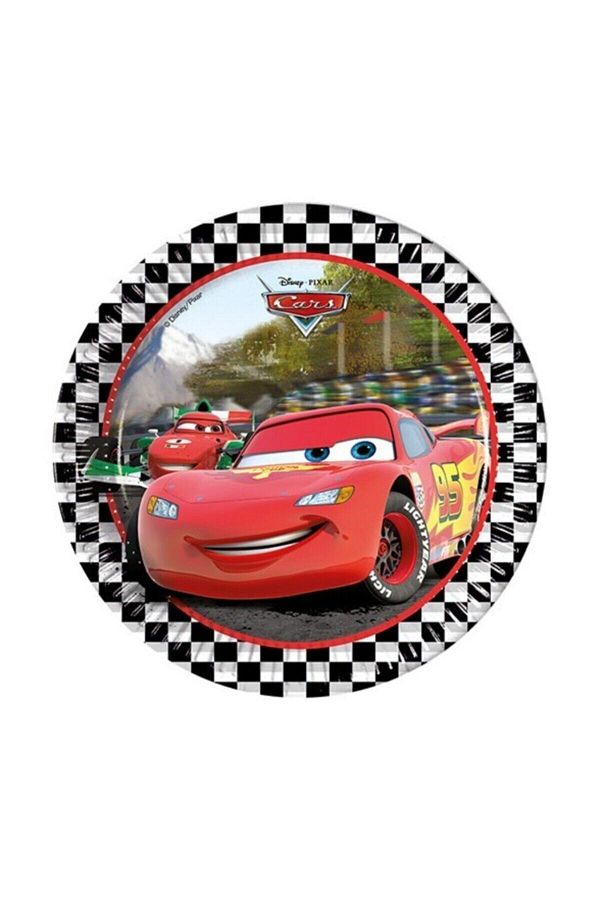 Cars Formula Karton Tabak 23 Cm 8'li