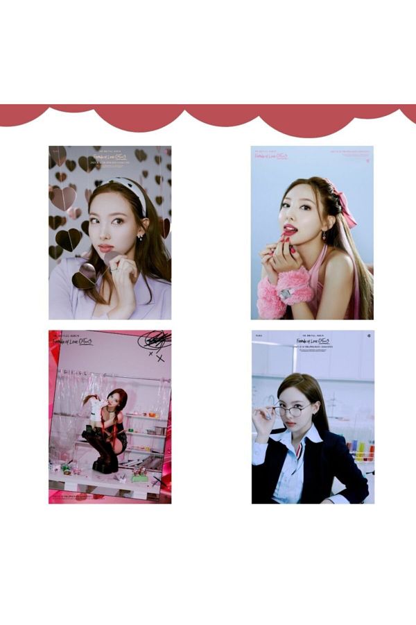 Twıce Nayeon '' Formula Of Love: O+t=<3 '' Poster Set