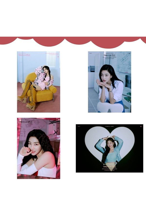 Twıce Jıhyo '' Formula Of Love: O+t=<3 '' Poster Set