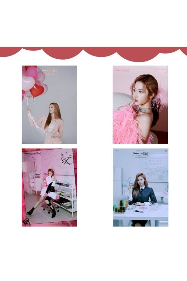 Twıce Sana '' Formula Of Love: O+t=<3 '' Poster Set
